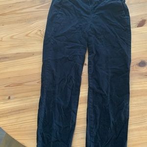 Black j crew pants